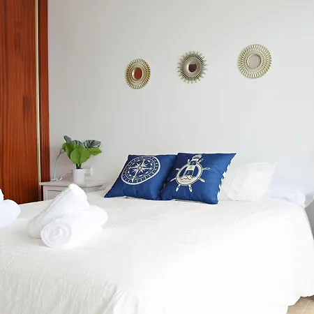 公寓 Luminoso De 3 A Pie De Playa En